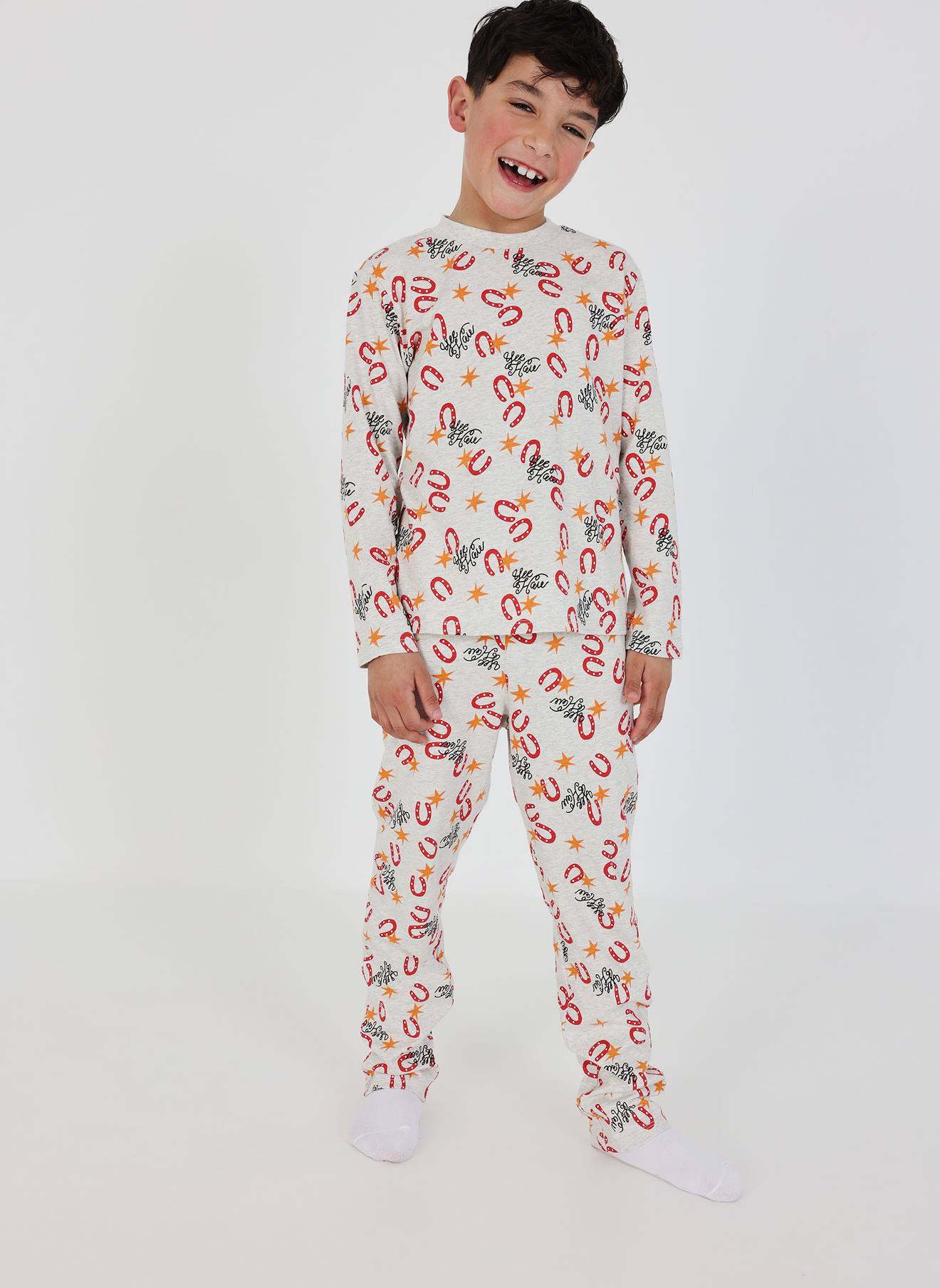 Pyjama Enfant En Coton Imprim De Fer Cheval Multicolore 16 €