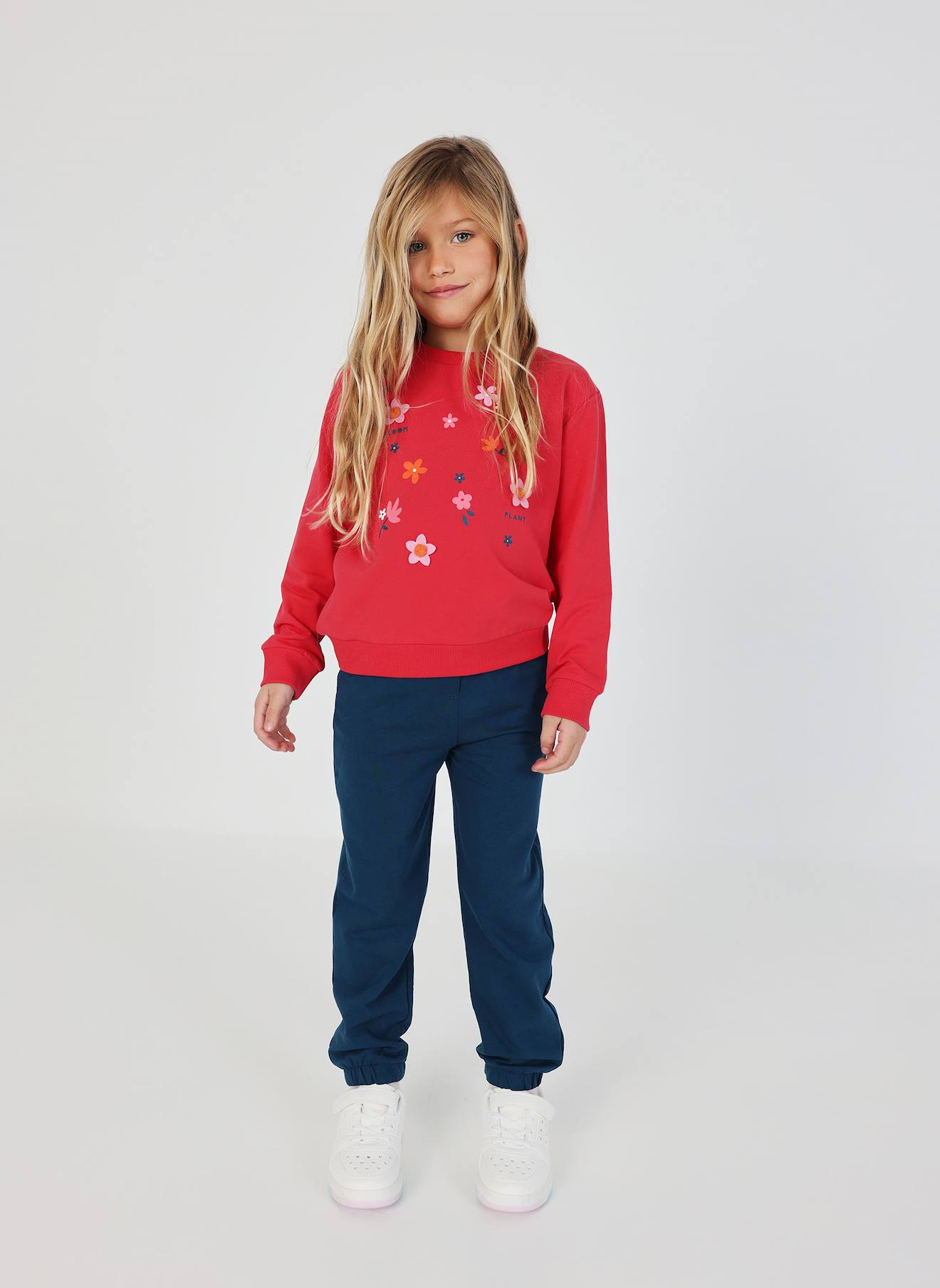Ensemble Fille Coton Imprimé Rose