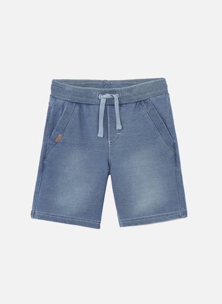 Garçon-Short garçon tricot avec cordon de serrage
