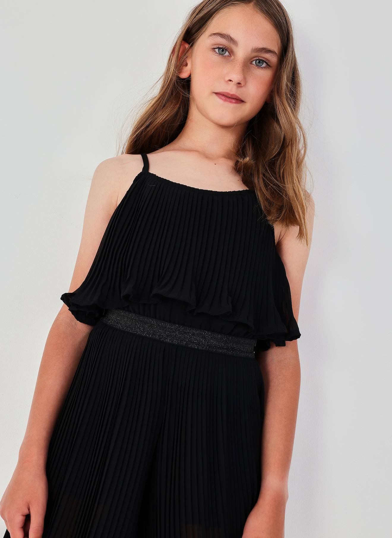 Combinaison Plisse Pour Fille Noir 33$