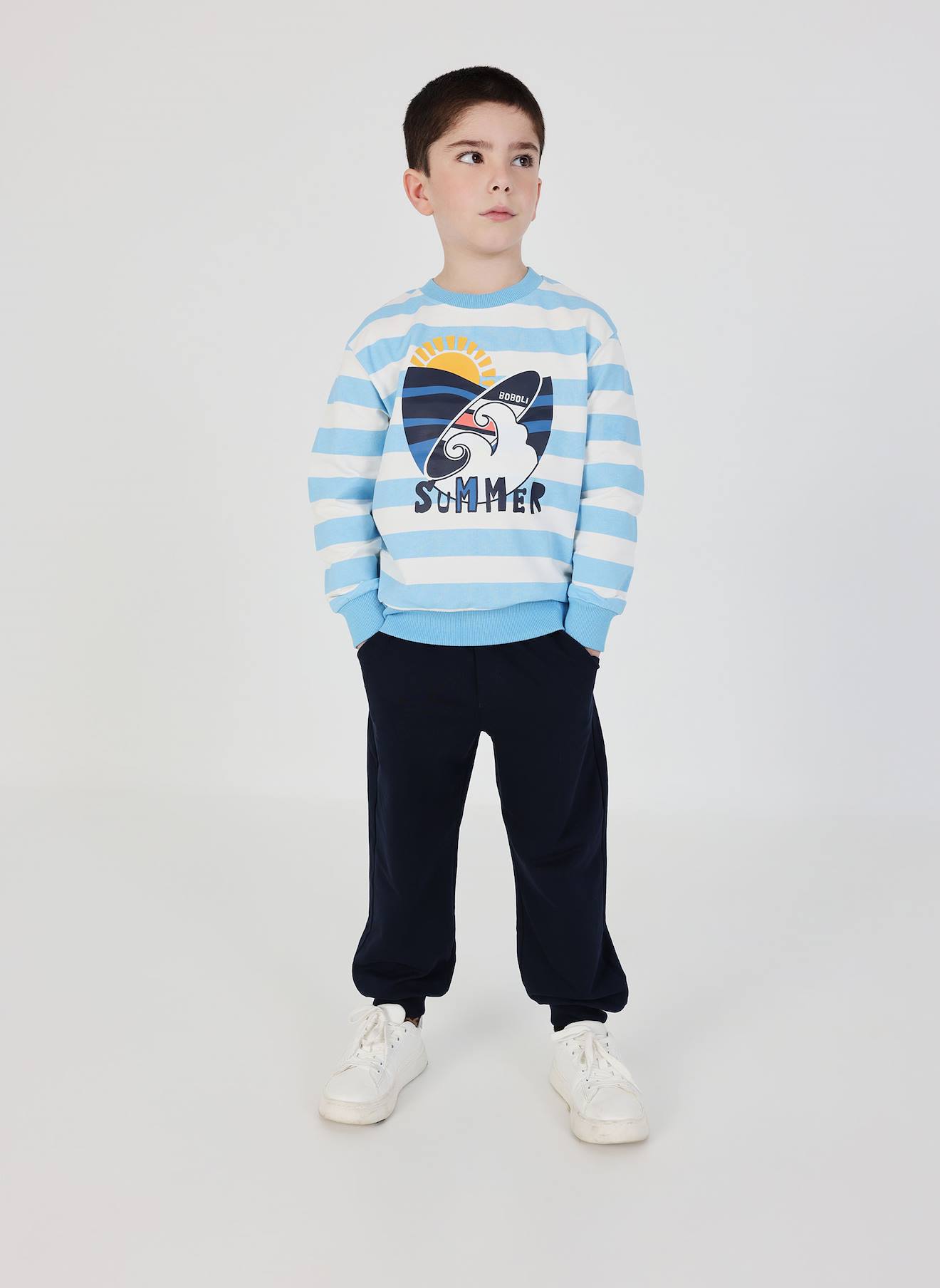 Ensemble Sweat-shirt Et Pantalon Enfant Maille Multicolore 15 €