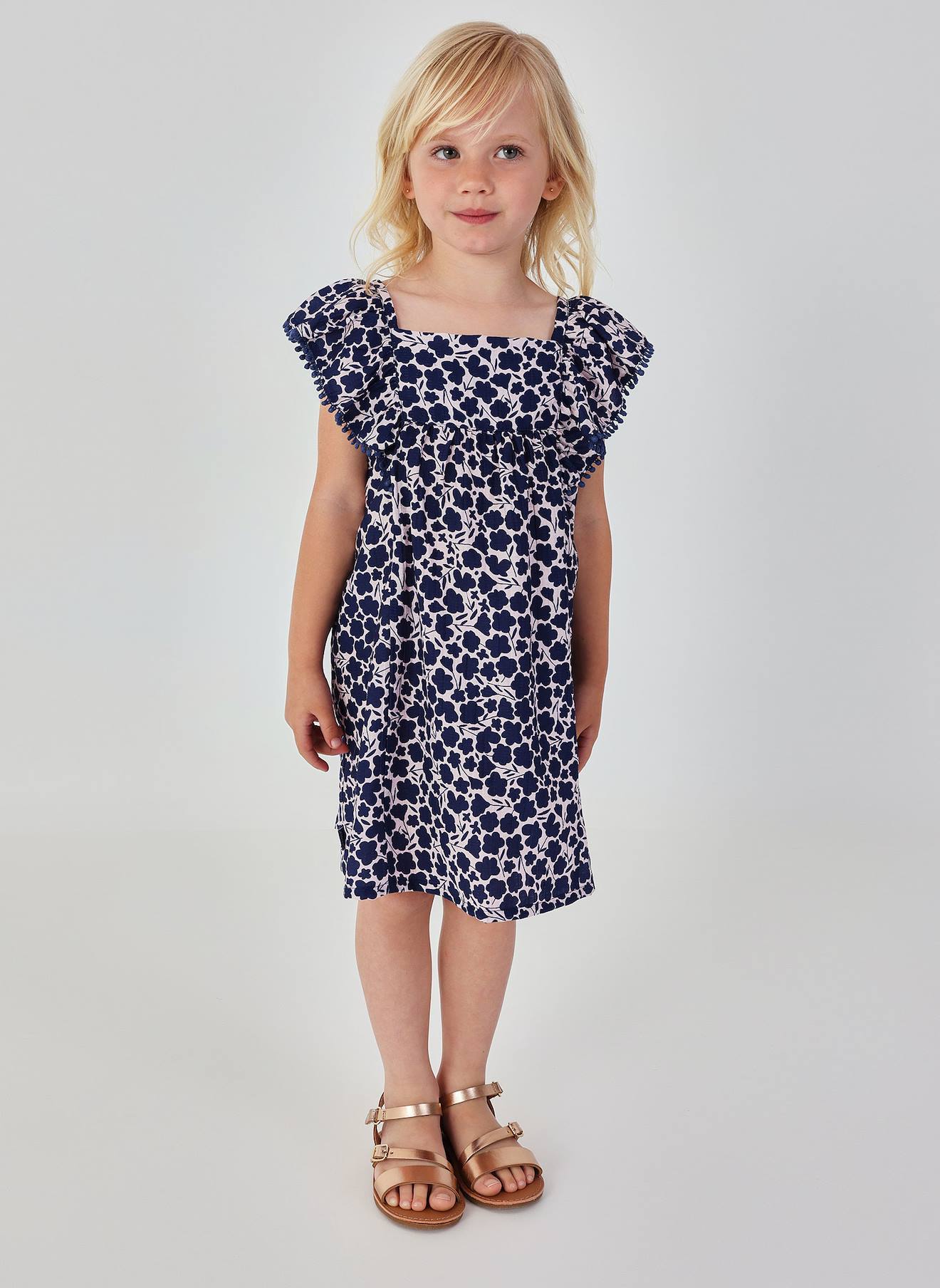 Robe Imprimée Fleurs Multicolore