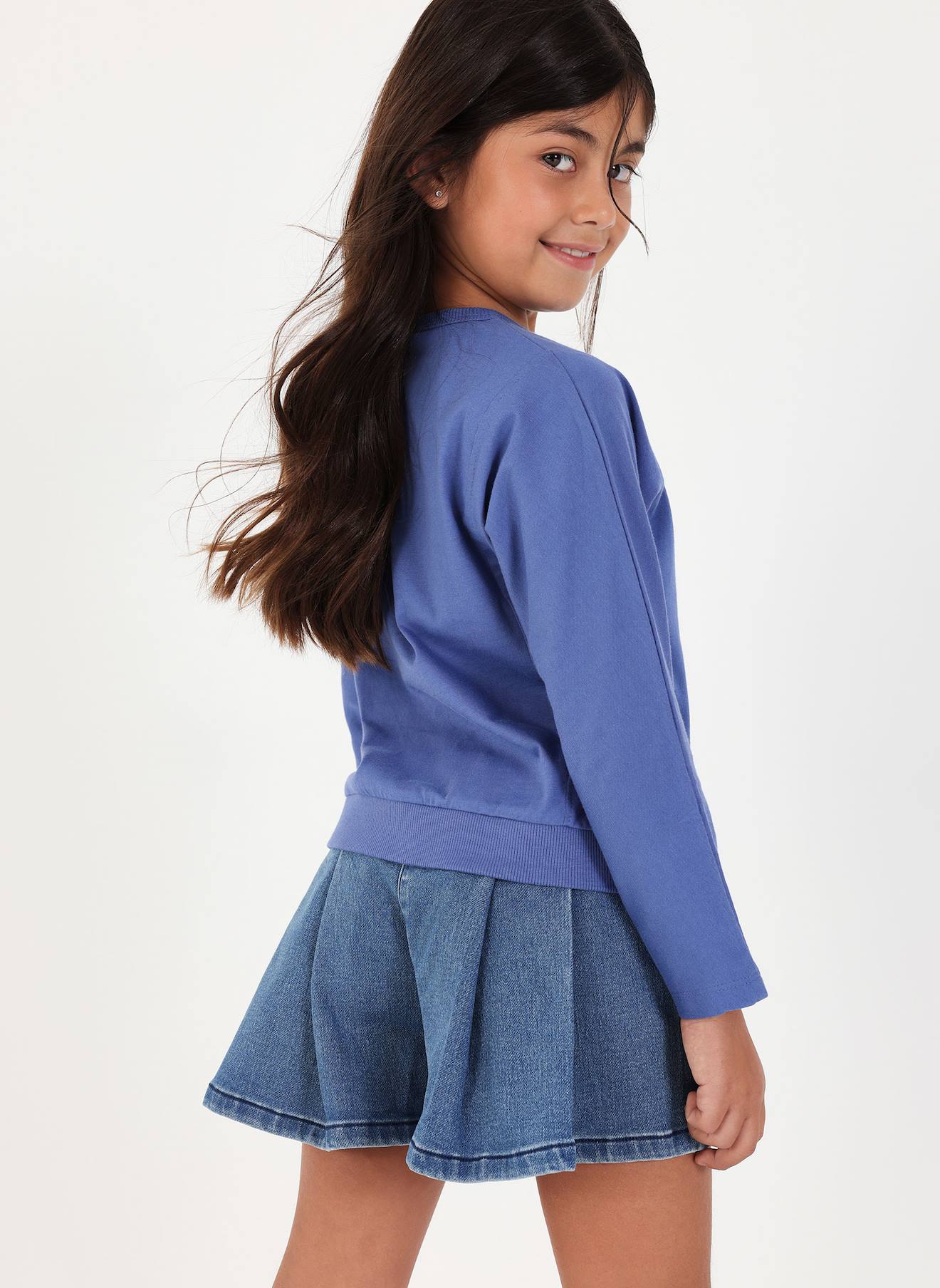 Jupe En Denim Avec Boutons Bleu 28 €