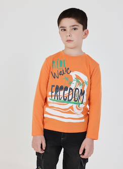 Garçon-T-shirt, polo, sous-pull-T-shirt-T-shirt imprimé pour enfant