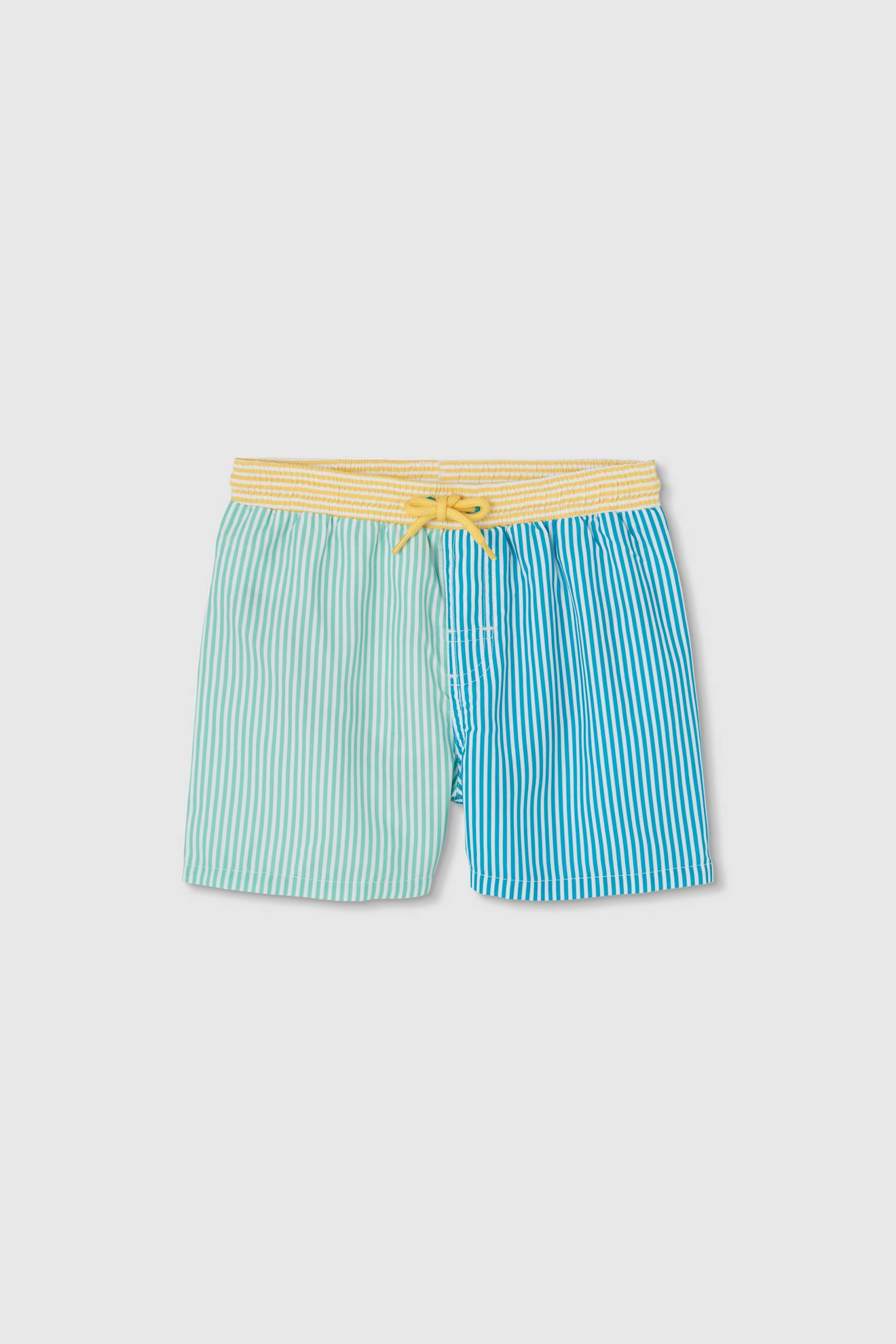 Maillot De Bain En Tissu Recycl Rayures Blanc 10$