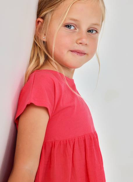 Fille-T-shirt fille coton