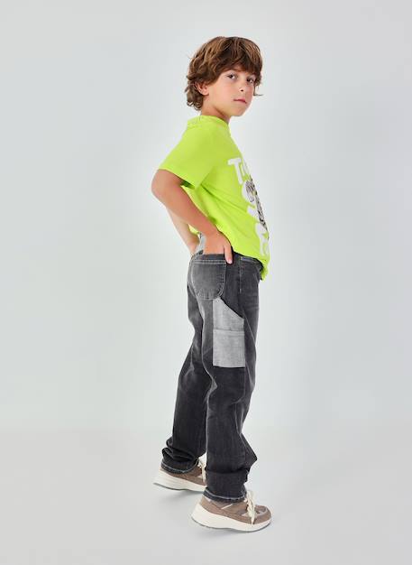 Pantalon enfant denim  - vertbaudet enfant