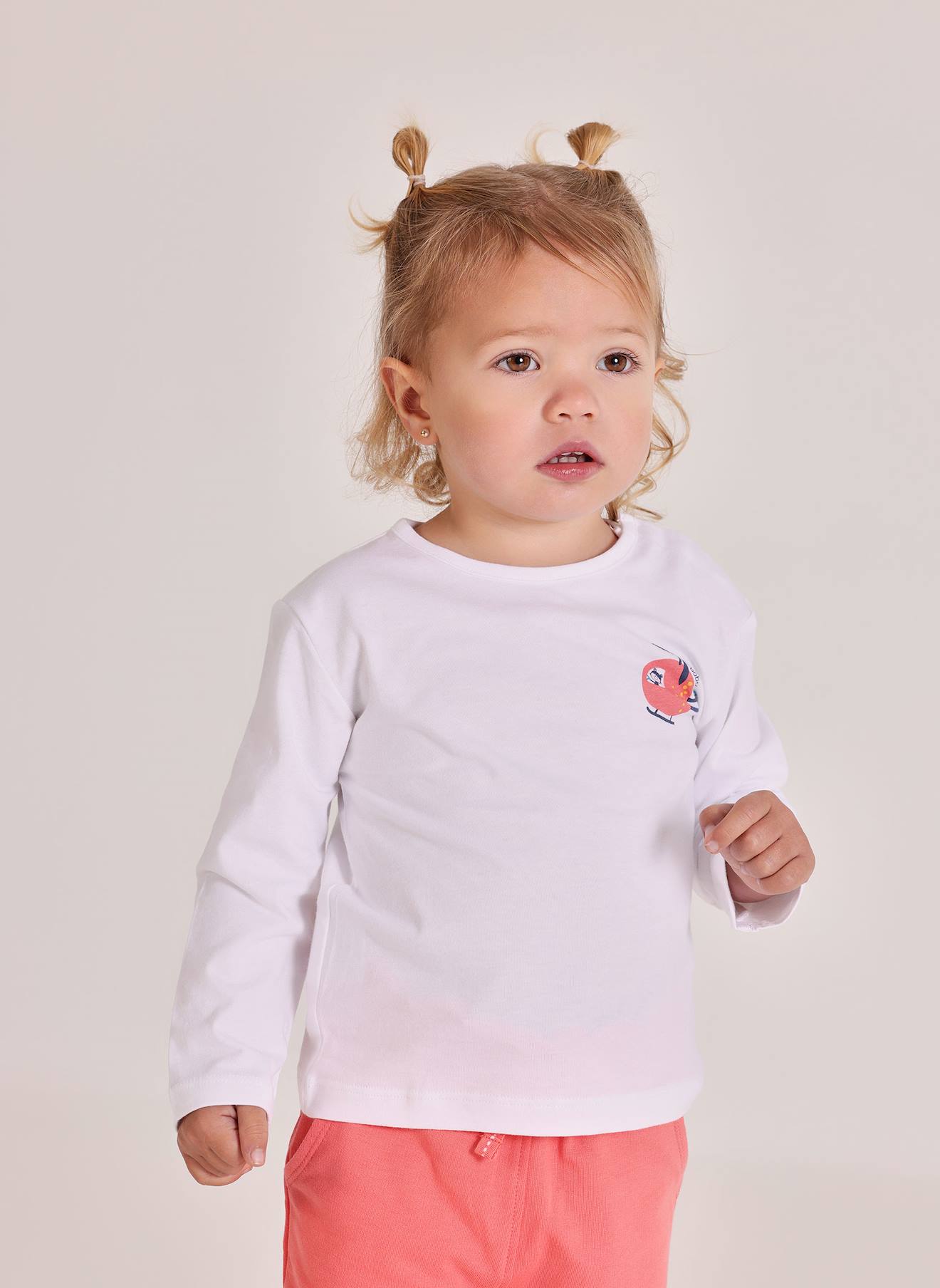 T-shirt Bb En Coton Blanc 10 €