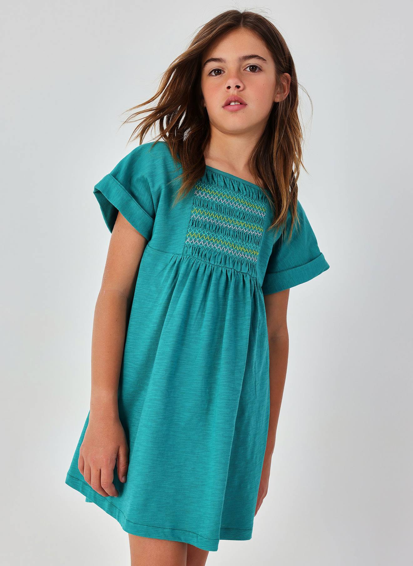 Robe En Tricot Bleu