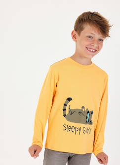 Garçon-T-shirt, polo, sous-pull-T-shirt en maille garçon imprimé chat