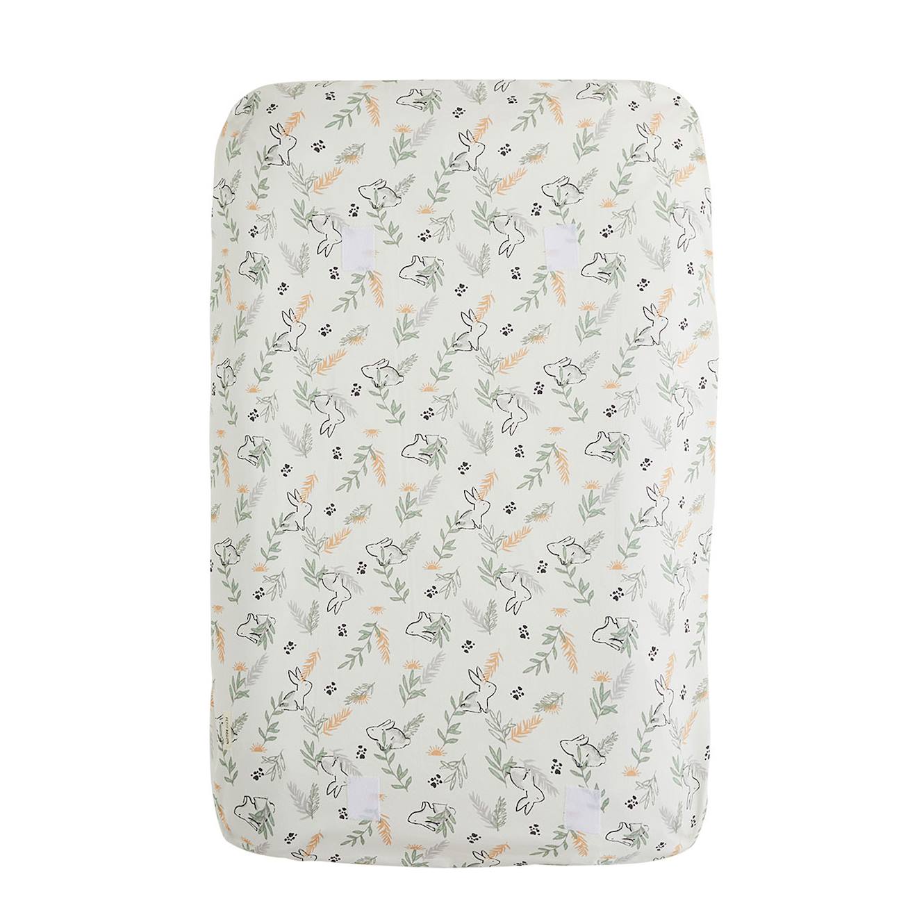 Housse De Matelas À Langer + Tapis De Change Frimousse Ecru (Petit Beguin) - Image 2