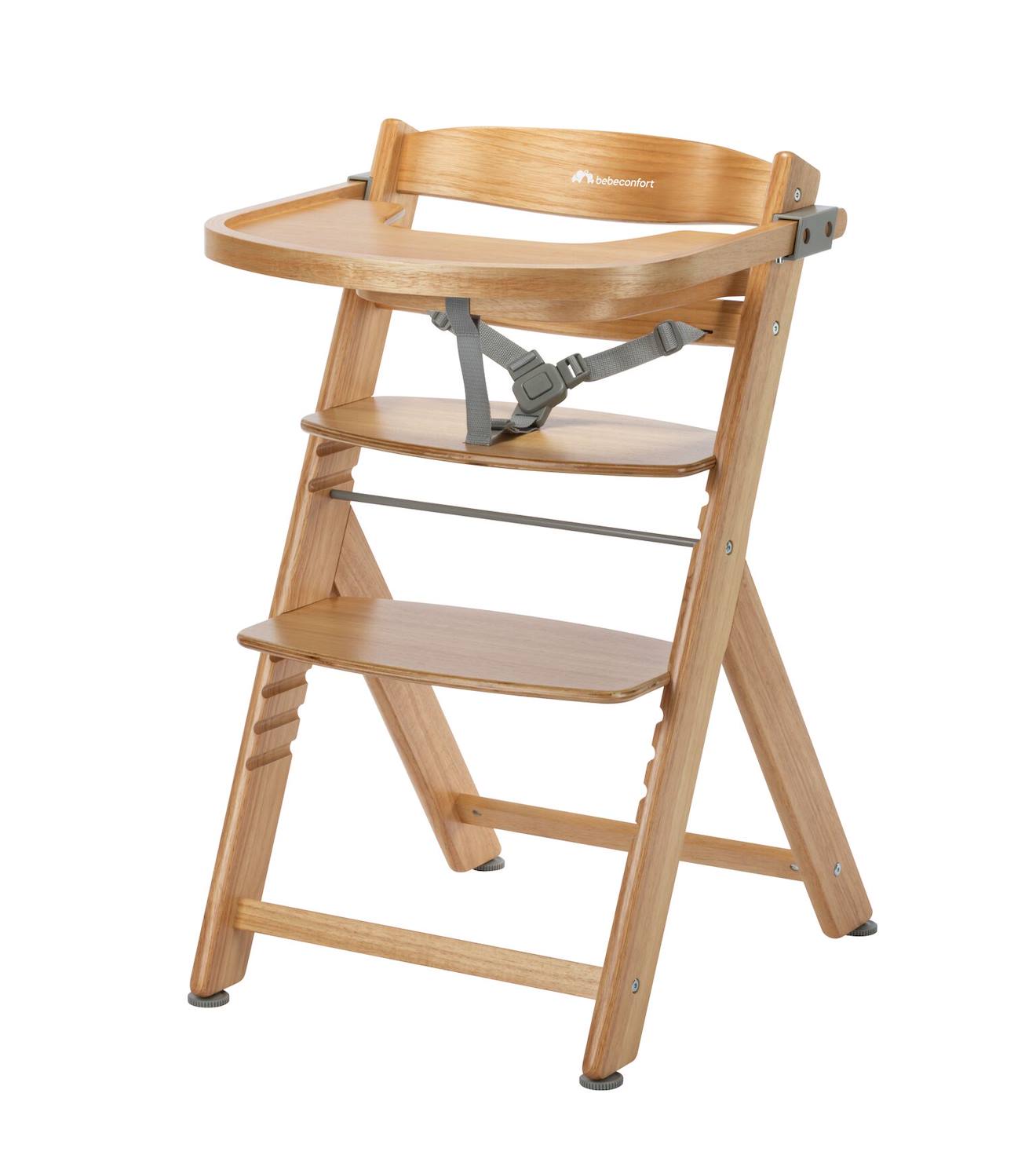Chaise Haute Bébé En Bois Avec Coussin Timba Natural (wood)