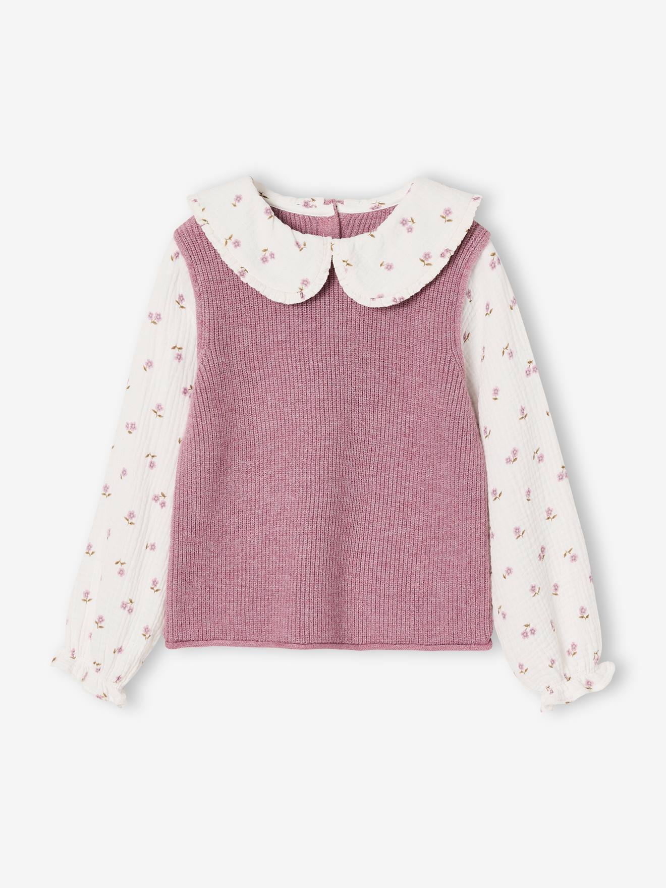 Pull col claudine lilas 26$