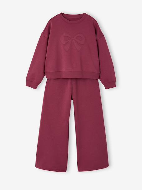 Fille-Vêtements de sport-Ensemble sweat et pantalon jogging fille