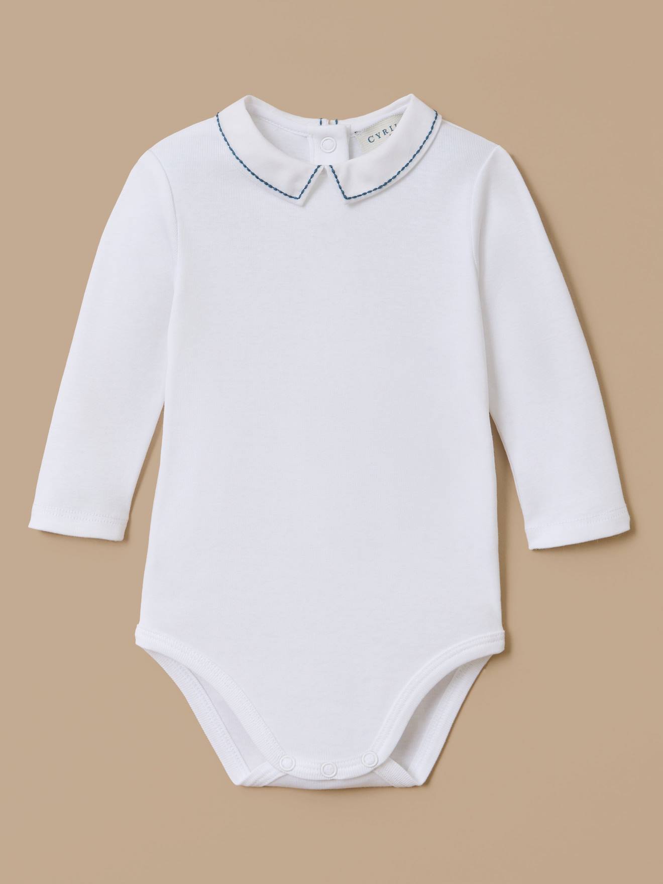 Body Col Droit Brod Bb Blanc Casse 20 €