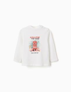 -T-shirt en coton à manches longues avec imprimé destiny