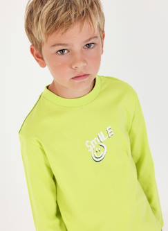 Garçon-T-shirt, polo, sous-pull-T-shirt-T-shirt garçon en maille imprimé smile
