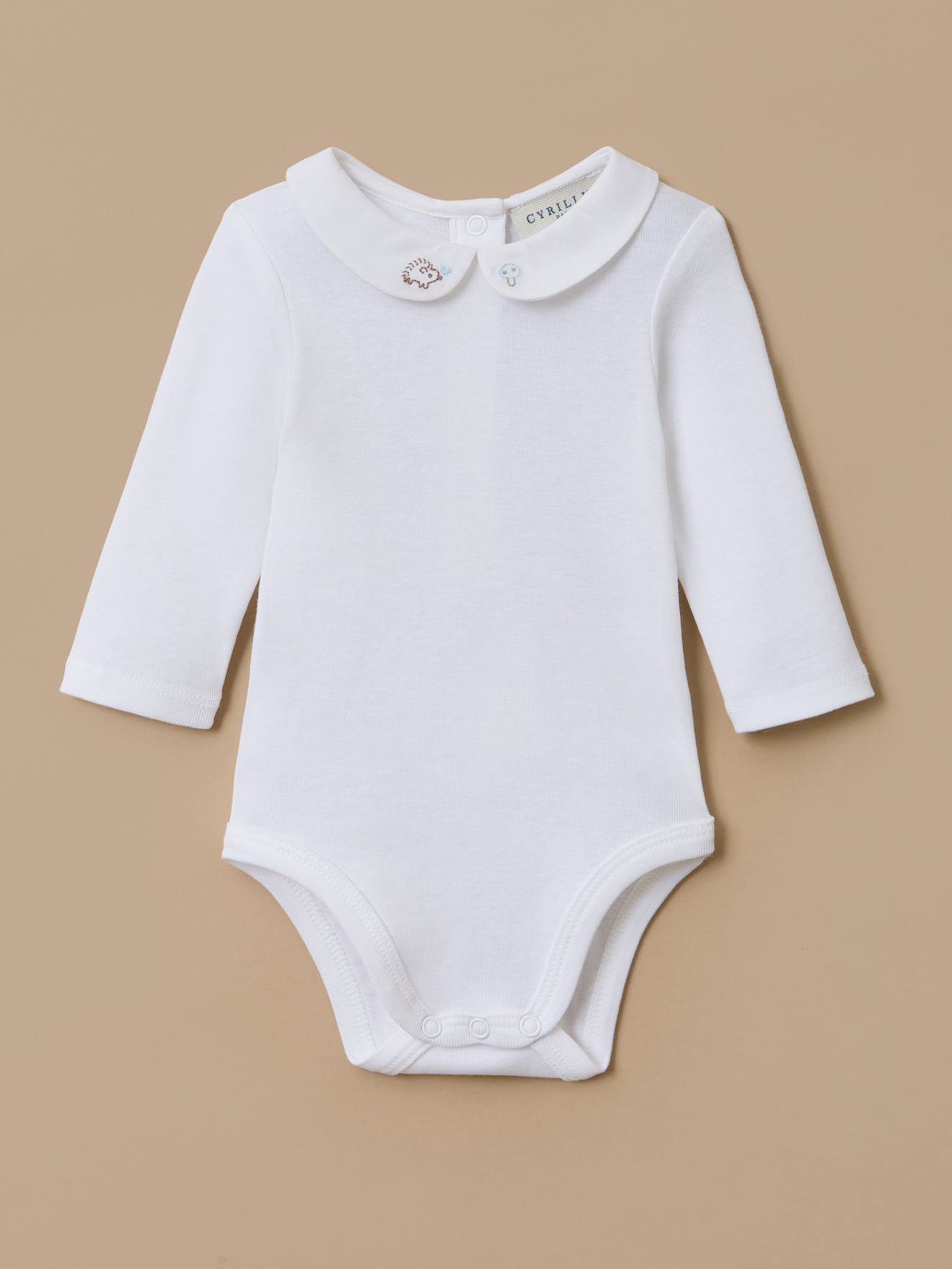 Body Col Brod Bb Blanc Casse 22 €