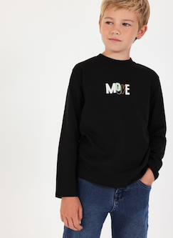 Garçon-T-shirt, polo, sous-pull-T-shirt-T-shirt garçon en maille imprimé move