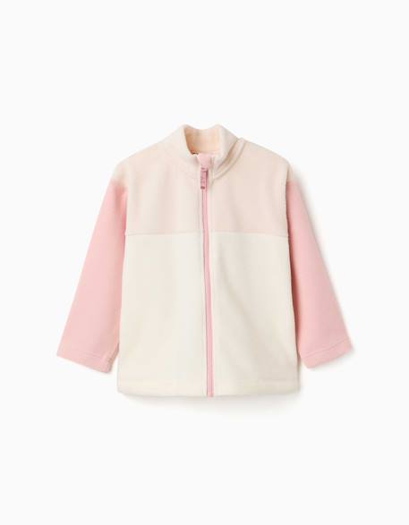 Fille-Veste en polaire à col montant
