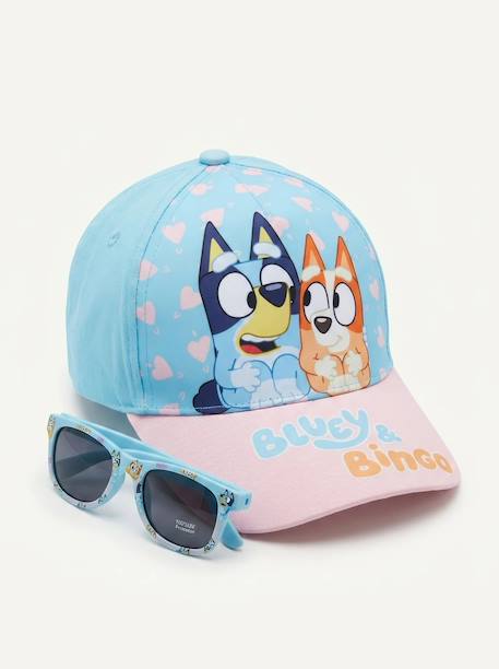 Fille-Casquette et lunettes de soleil bluey