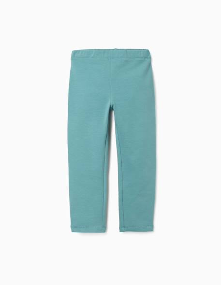 Fille-Pantalon-Leggings à coupe skinny en coton peigné