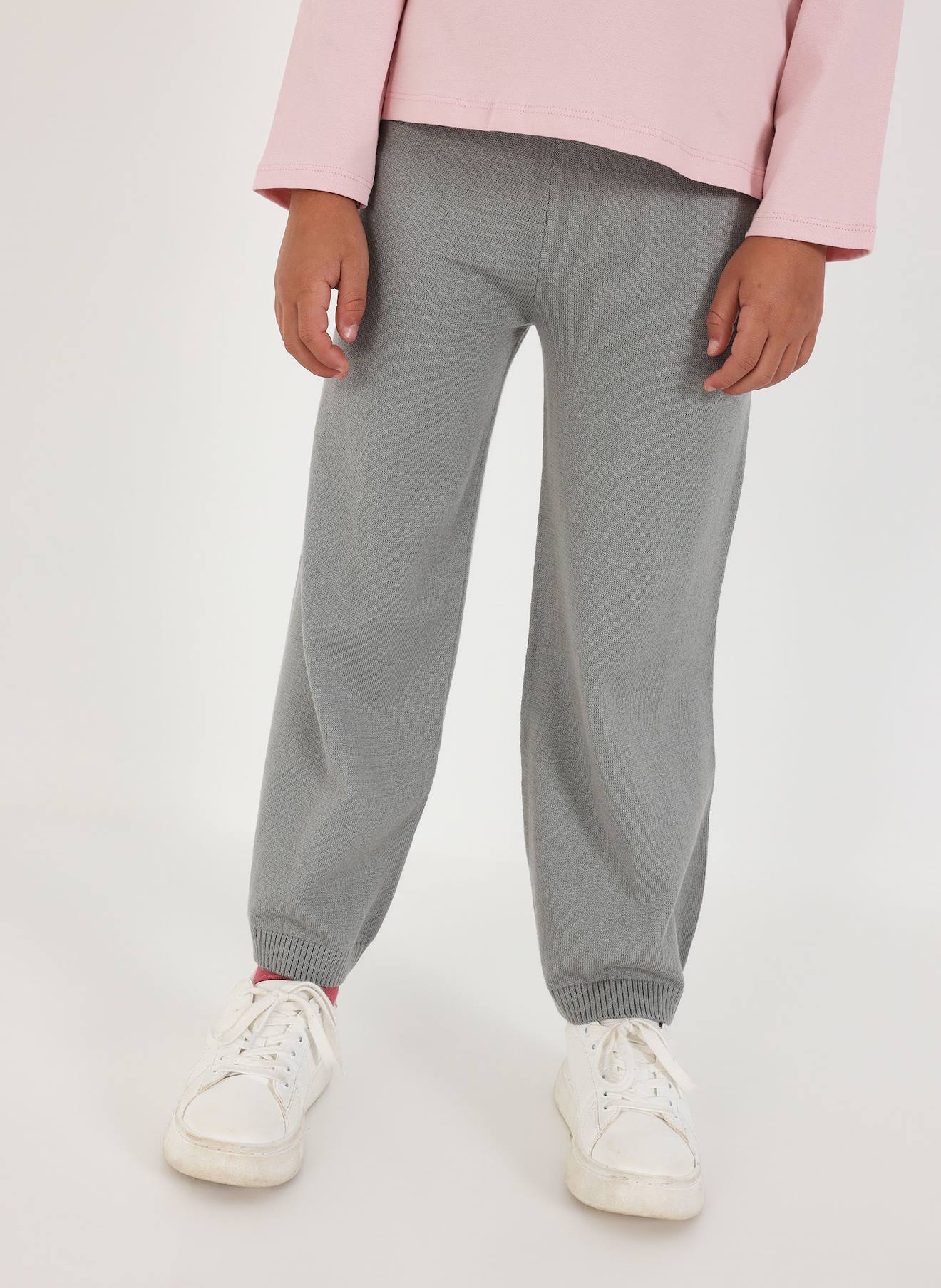Pantalon Fille Gris
