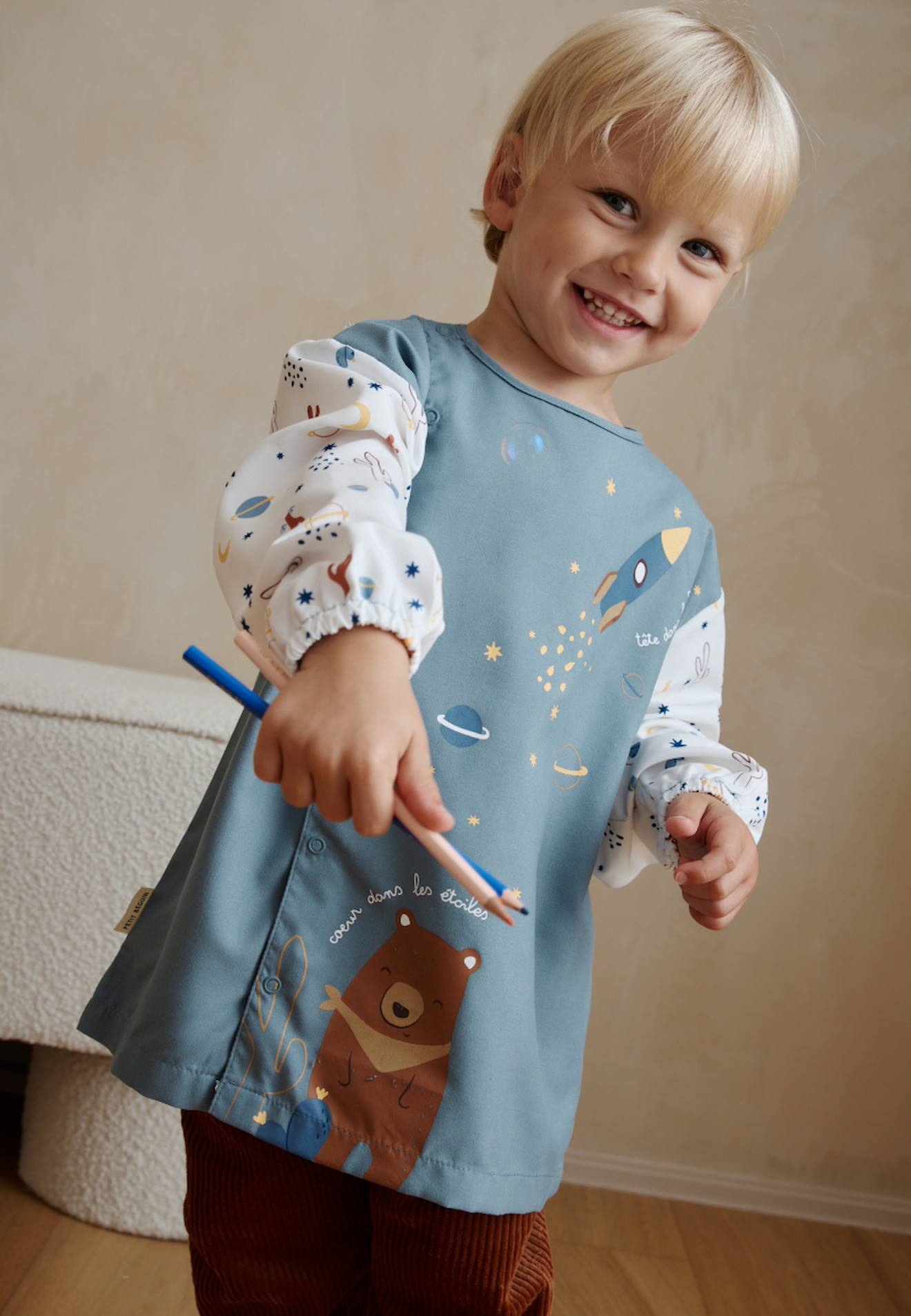 Tablier Enfant Moka Gris
