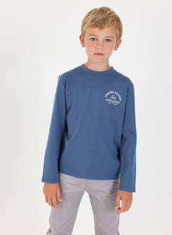 Garçon-T-shirt, polo, sous-pull-T-shirt-T-shirt en maille garçon avec broderie athletic
