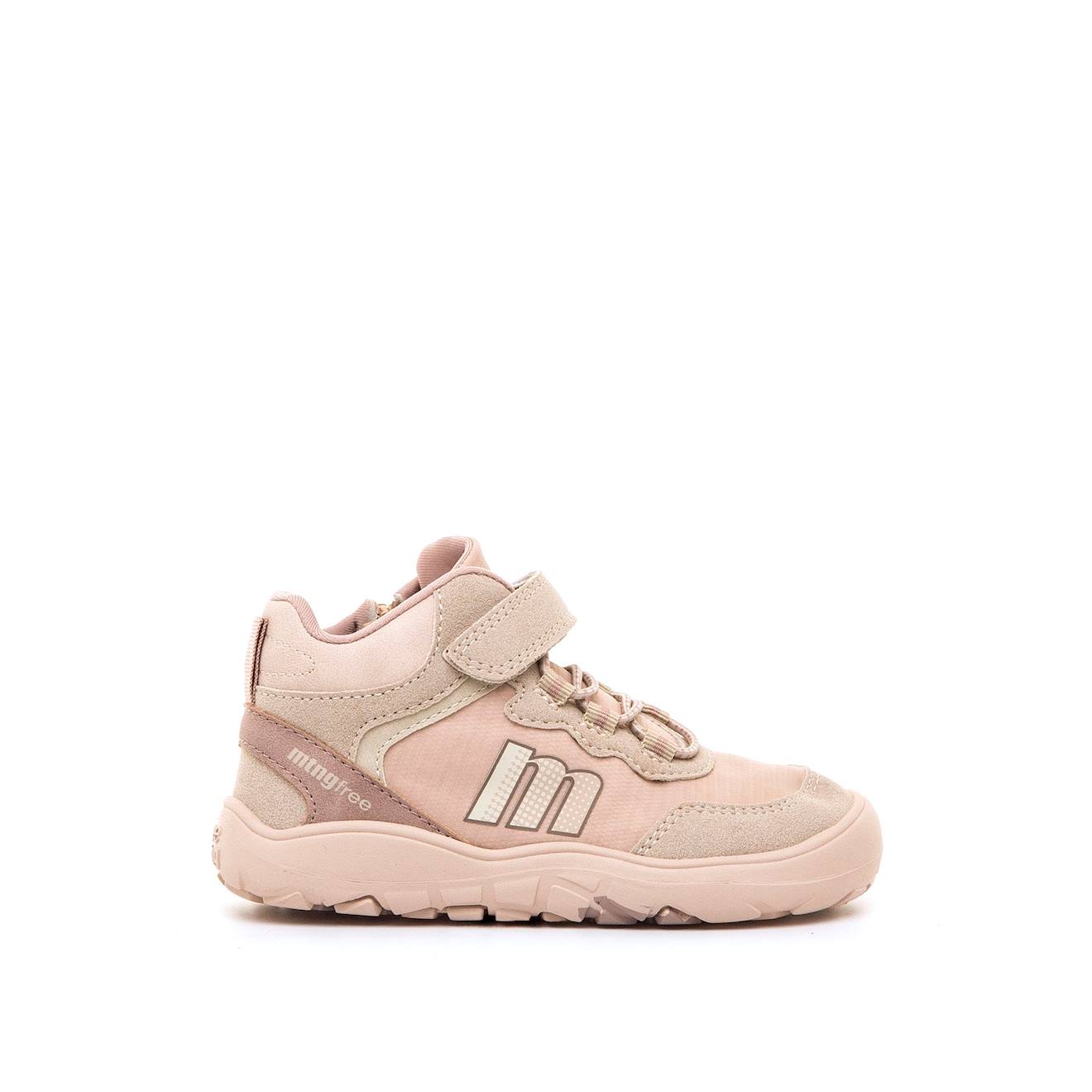Bottines Filles Synthtique Lacets Barefoot Pink 80$