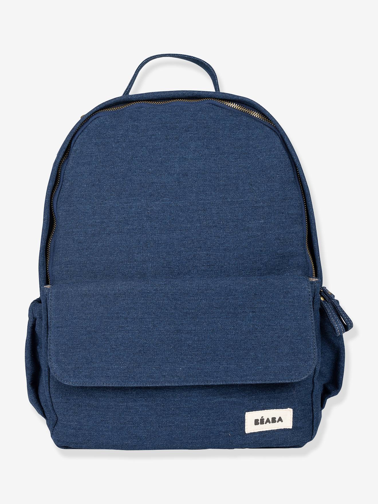 Sac à dos à langer Tokyo bleu jean