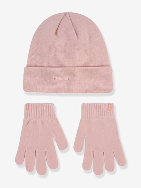 Fille-Accessoires-Ensemble bonnet et gants
