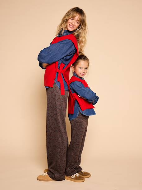 Fille-Pantalon fille jacquard