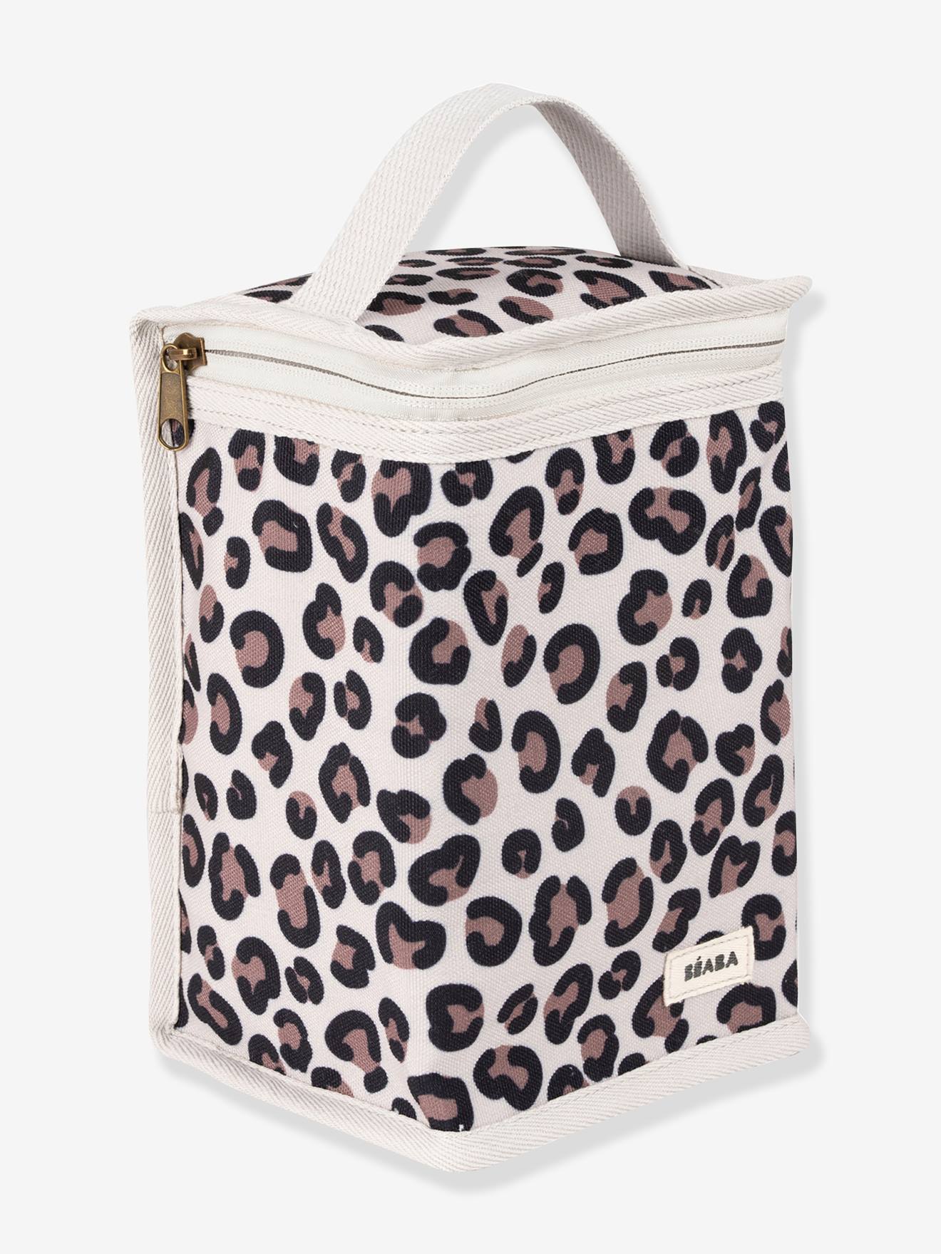 Pochette repas isotherme beige imprimé