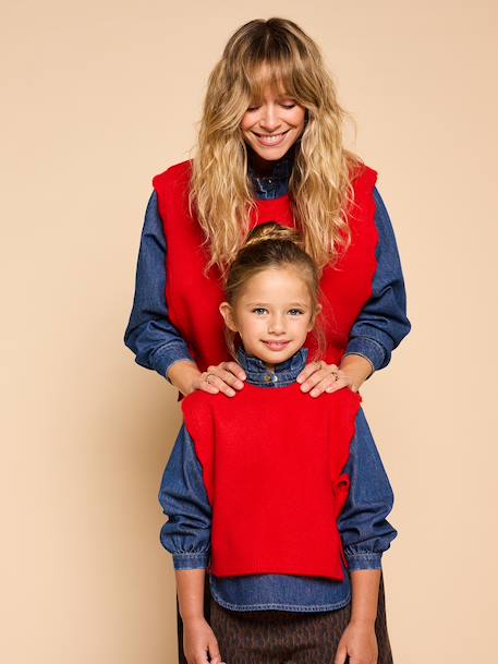 Fille-Pull sans manches fille