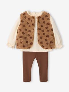 -Ensemble 3 pièces bébé fille