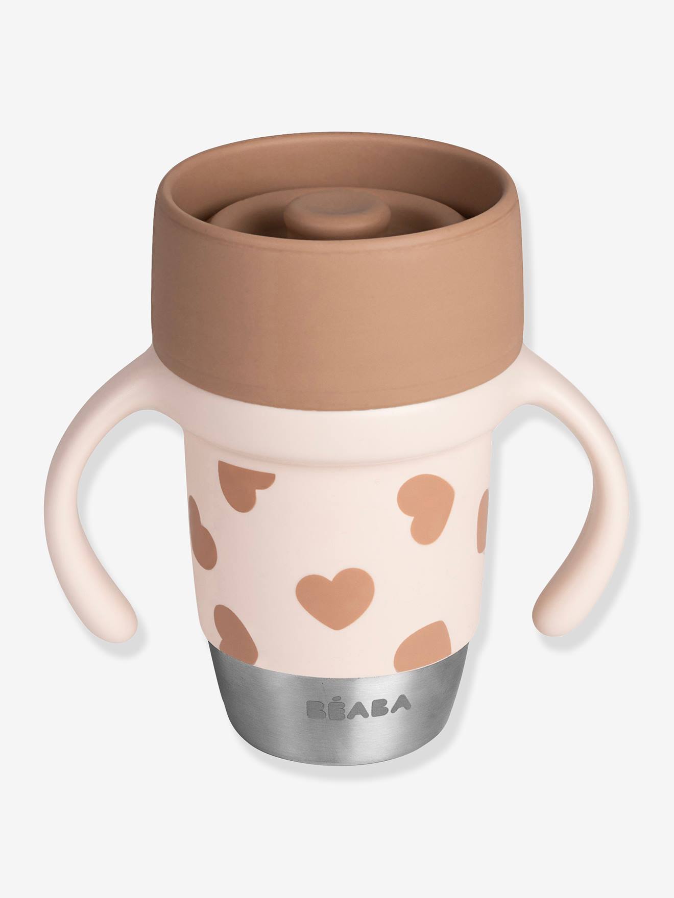 Tasse d'apprentissage Click et drink rose