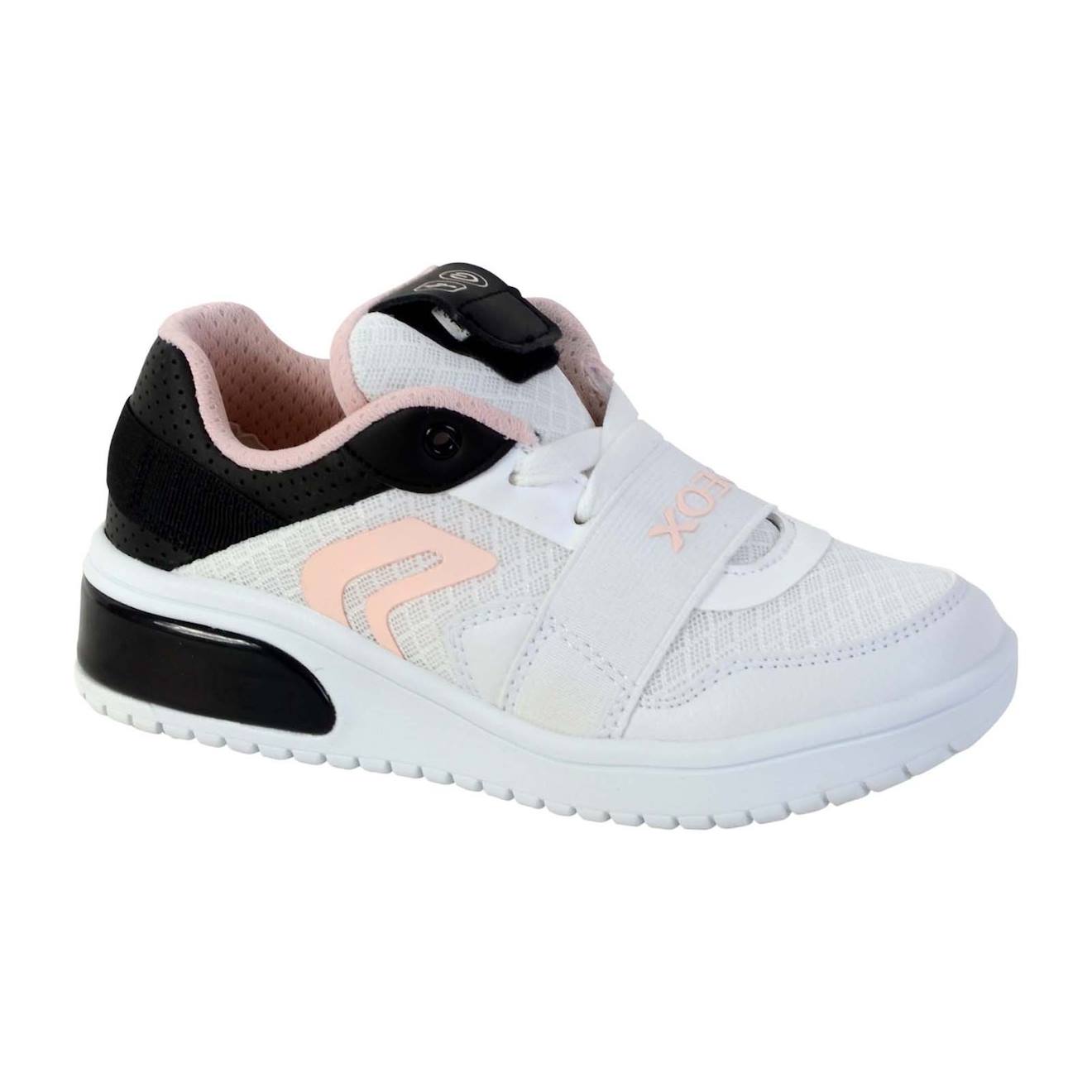 Baskets Basses Lacets Velours White Black 56 €