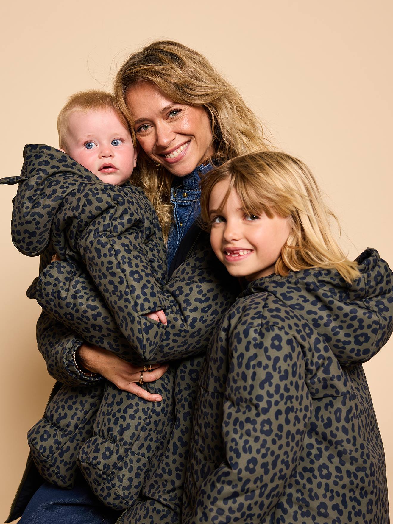 Parka réversible enfant kaki