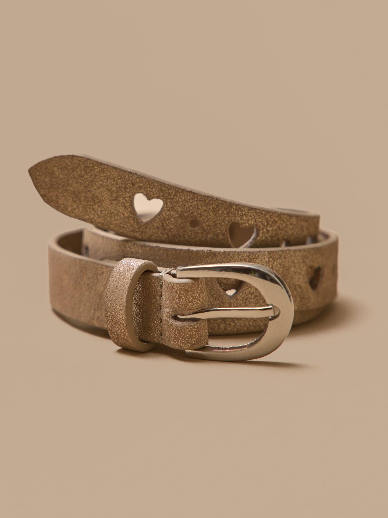 Ceinture Brode En Cuir Fille Cognac 35 €