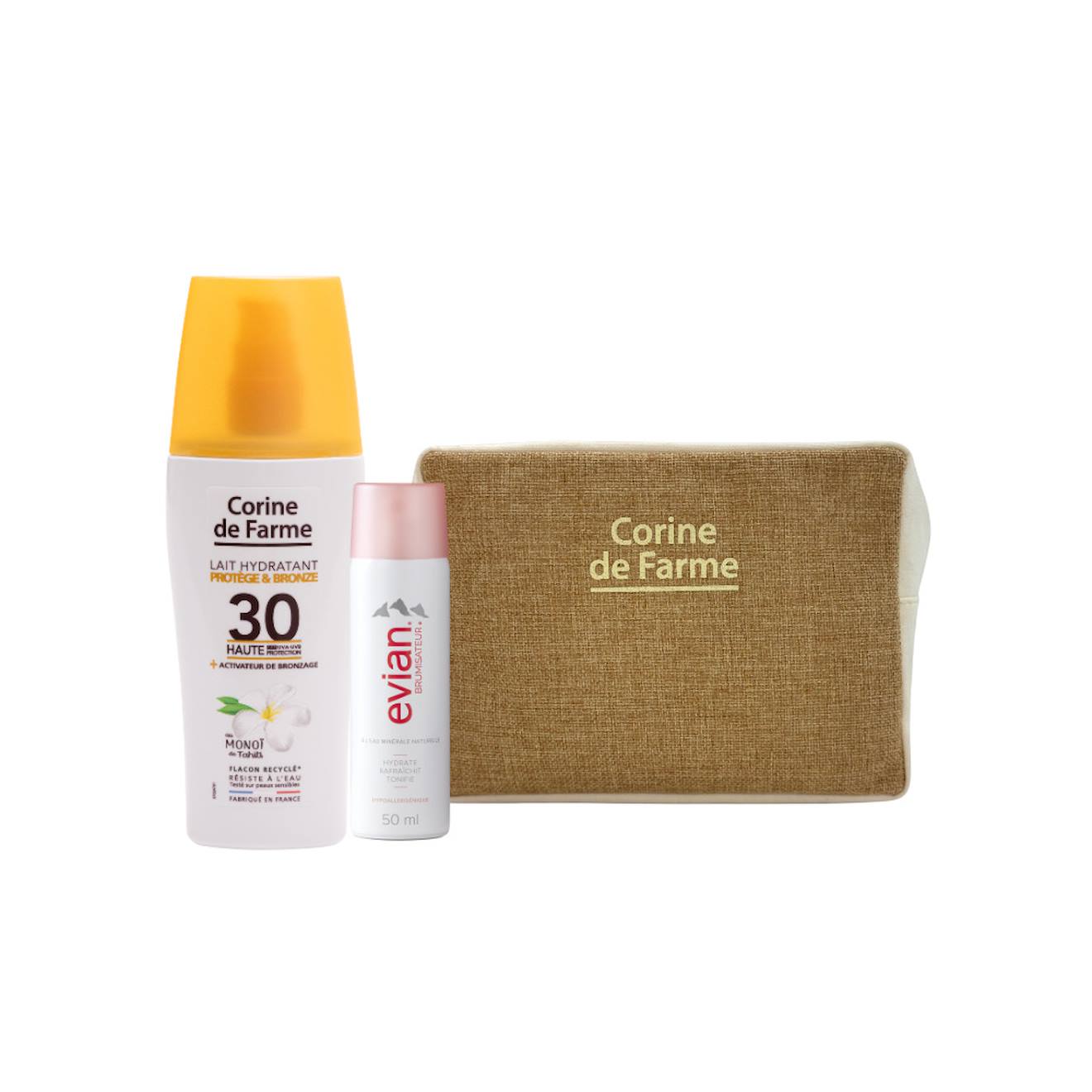 Coffret Fraicheur Soleil - Brumisateur Et Lait Hydratant Spf30 Multicolore 13 €