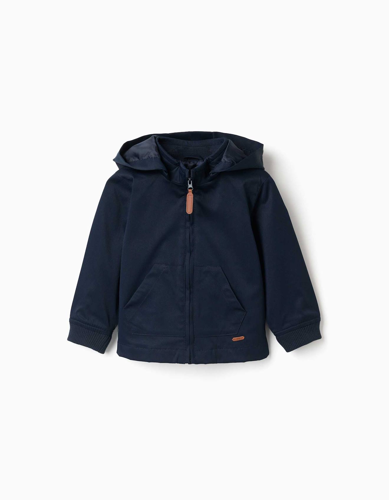 Veste Avec Doublure Et Capuche Amovible Bleu Veste Avec Doublure Et Capuche Amovible Bleu