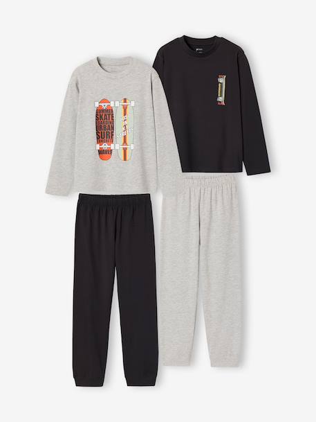 Garçon-Pyjama, surpyjama-Lot de 2 pyjamas garçon manches longues