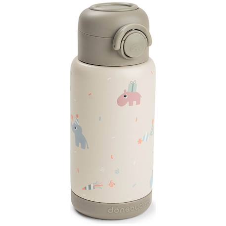 Garçon-Accessoires-Fourniture scolaire-Gourde-Gourde à paille isotherme tiny farm bleu (340 ml)
