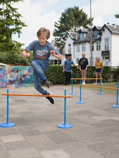 Jouet-Jeux de plein air-Course de haies - 3 obstacles réglables - jeu extérieur enfants