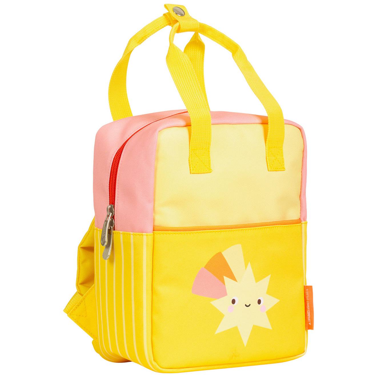 Sac À Dos Carré Etoiles Jaune, Rose Sac À Dos Carré Etoiles Jaune, Rose