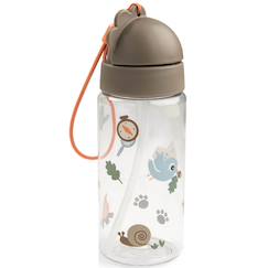 Puériculture-Gourde à paille tiny trails sable (350 ml)