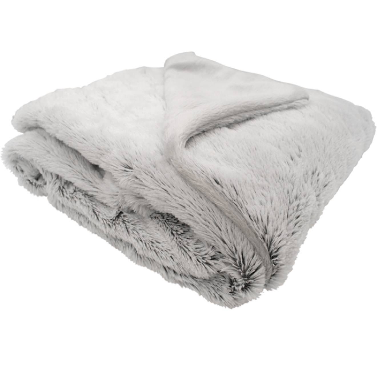 Couverture Microdoux Snow Crème (75 X 100 Cm) Gris