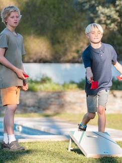 Jouet-Jeux de plein air-Set cornhole en bois fsc - jeu de lancer et adresse pour enfant - jeu d'extérieur