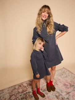 Vêtements de grossesse-Robe léopard capsule famille